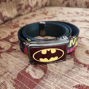 Batman Logo Black Belt